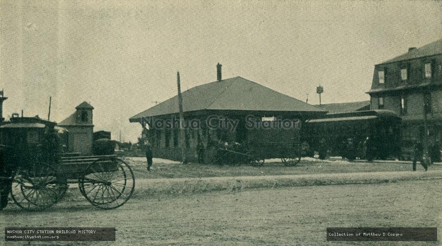 Postcard: Boston & Maine Station, West Derry, N.H.
